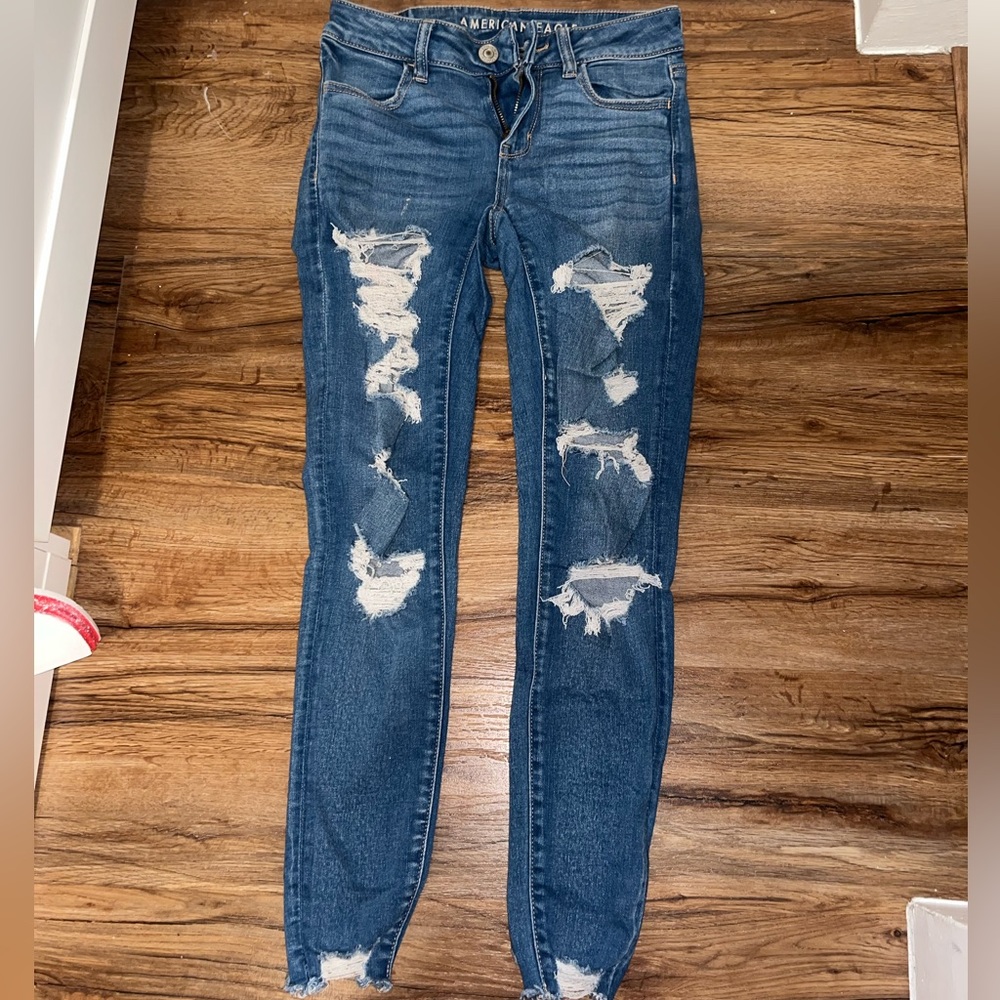 AE ripped jeans